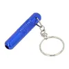 50mm Hand Mini Portable Metal smoking Pipe snuff snorter cigarette holder accessories with key ring chain to