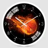 Wall Clocks 12 Inches Silent Cartoon Basketball Clock Colorful Modern Children's Room Bedroom Kitchen Home Decorative