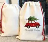 Сублимационные пустые DIY рождественские рождественские Santa Sack Wrap Cand Canvas подарочная сумка конфеты для Halloween реклама