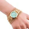 Wristwatches S Geneva Brand Long Chain Gold Bracelet Watches Women Ladies Dress Quartz