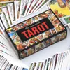 The Essential Tarot Deck 78-kartowa gra zabawka wróżbiarstwo książka i zestaw kart odblokuj tajemnice starożytnej mistycznej saleV55M
