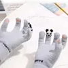 Winter Herbst Handschuhe Touchscreen Warme Handschuhe Für Frauen Männer Gestrickte Fünf Finger Handschuhe Hand Wärmer Guantes Weihnachten Geschenke