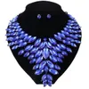 Moda Naszyjnik Naszyjnik Zestaw Zestawy Biżuterii Dla Kobiet Dubaj Czarny Łańcuch Dżetów Kostium Ślubny Akcesoria
