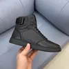 Men's and women's casual shoes, atmospheric comfort, sheepskin pads, rubber lining sole, leather splicing joker high-top shoes 38~44
