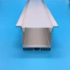 LED BAR LIGHT HOUSING Big size 47mm inner wide aluminum channel with the wing for recessed installation aluminum profiles