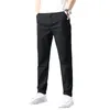 Men's Pants 2022 Arrival Pant Spring Summer Zipper Pocket Breathable Solid Color Mid Slim Fit Jogging Male Trousers