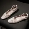 ballet flats ankle straps