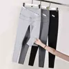 8832 # 95% katoen over v lage taille buik moederschap skinny legging verstelbare broek kleding voor zwangere vrouwen lente zwangerschap 210918