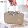 gold sequin evening bag