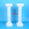 2pcs plastica colonna romana moda puntelli di nozze partito decorativo bianco pilastri vasi strada citata area di benvenuto decor fiore palla