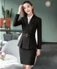 Costumes pour femmes Blazers Tissu de haute qualité Automne Hiver Business avec jupe et hauts pour femmes Uniformes Styles Vêtements de travail Ensembles de vestes