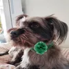 Vêtements pour chiens 50/100 pièces collier fleurs multicolore animal de compagnie fleur noeud papillon breloques chiot petit chat accessoires de toilettage