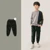 Children Kint Sweater Autumn Winter Boys Casual Long Sleeve Pullovers Soft Cotton Knitted Tops Teen Boys Sweaters Knitwear 210308