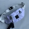 CPTOPSTONE 힙합 플랫 솔리드 지퍼 메신저 가방 학생 다재다능한 툴링 패션 브랜드 스포츠 허리 가방 남자 반사 허리 가방