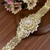 Ceintures Sunspicems Gold Silver Color Morocain Caftan Wedding Bijoux Arabe Robe Bijoux Robe-cadeau nuptiale Robe ceinture pour femmes