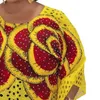 نمط الملابس العرقية حجم كبير فساتين السهرة النسائية الأفريقية Dashiki فضفاض رداء المغرب مجوف ثوب مجموعات دبي قفطان عباية فستان