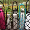 Cycling Water Bottle Mesh Carrier Net Holder Pouch Set for Camping Hiking for Students Wear Resistant Y0915