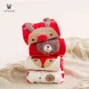 4Pairs/Lot Harajuku Stereo Animal Ears Sock Cotton Short Socks Ladies Girls Cartoon Unicorn Cat Ankle skarpetki 211204