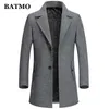 BATMO arrivée automne hiver haute qualité laine trench-coat hommes, vestes en laine pour hommes, taille plus M-4XL MN 211011