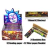 Classical Smoking Rolling Paper Pure He.mp Booklet Hornet king size Natural Unrefined Pink Cigarette Roll Papers