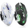 Mouse wireless ricaricabile X8 colorato Mouse retroilluminato a LED silenzioso Mouse da gioco ergonomico ottico USB per PC Computer portatile