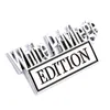 White Privilege Edition Car Plastic Sticker Decoration 4 Styles DHL Free Delivery