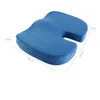 Orthopedic Cushion Chair Pillow 3D Mesh Slow Rebound Memory Foam Office Chair back Support Tailbone Pain Relief Sitting Pad 210611