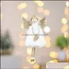 Decoraciones navideñas Suministros festivos para fiestas Hogar Jardín Árbol de Navidad Adornos colgantes Regalos de año Muñecas de ángel Decoración para el hogara26A03236J