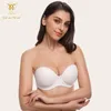 BRAS WINGSLOVE Womens Strapless Full Figuur Beha Underwire Multiway Contour Plus Size Red Carpet