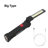 LED Tactical Flashlight USB Rechargeable Torch Waterproof Work Light Magnetic Lanterna Hanging Lamp For Night Light