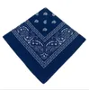 54*54CM Cotton Novelty Double Sided Print Paisley Bandanas Cowboy Bandana Handkerchiefs Paisley Print Head Wrap Scarf