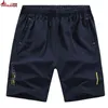 Uncoboror grande tamanho 7xl, 8xl, 9xl 10xl casual shorts homens elásticos cintura elástica verão shorts respirável placa de secagem rápida shorts H1206