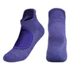 Sports Socks Professional Anti Slip Yoga Women Ballet Ballet Pilates Sock Cotton Sovable Sport Dance Heel Protector tofflor