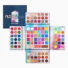 Beauty Glazed Lidschatten-Palette, Highlighter, leuchtender Glitzer, Schimmer, matt, metallisch, natürlich, leicht zu tragen, wasserfest, erhellt Make-up, Lidschatten-Palette