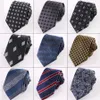 Groom Tie Fashion Jacquard 7cm TIES Men Angleterre ACCESSIONNANTS DE LUXE COLIE DE LUXE STRIFFER