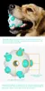 Forniture per piccoli animali Interactive Voice Toy Ball Dog Molar Anti Mordere Spazzolino da denti Gum Stick da masticare