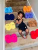 Slippers Nieuwe kleur Teddybeer kinderslipper geschikt voor 5-10 jarigen kinderhuis slaapkamer bontslipper voor jongen en meisje 0217V23