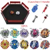 10 sztuk Beyblades Burst Hot Set z Uchwyt wyrzutni i Beyblades Arena Metal Fight Stadium B113 B118 Dzieci Prezenty Classic Toy X0528