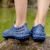 Breathable Beach Outdoor Aqua Shoes Summer Men's EVA Hole Quick-Drying Wading Water Slipper Sandals Garden Mules Light Shoe Y0714