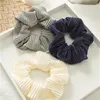 Solidne włosy Krawaty Eleganckie Soft Scrunchies Kobieta Akcesoria Do Włosów Fryzjer Guma Band Ladies Hairband Hoop Headwea