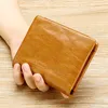 Wallets Dicihaya 2021 Men Wallet With Coin Bag Zipper Purse Fashion 3 Fold Purses Carteira Feminina Ultra-thin