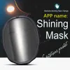 Bluetooth RGB LED-UP LED Masker Maskerade Toys Programmeerbare DIY Picture Animatie Tekst Halloween Kerst Carnaval Costume Party Game Kind Maskers Deco Gift