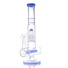 Hookahs matrix perc tubería de agua dab rig grueso fumar en línea perc bongs de vidrio conjunta 14.5mm hembra