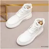 Luxury Designer High Tops For Men Dazzle Color Mix Thick Bottom Shoes Causal Flats Loafers Moccasins Male Rock Walking Sneakers