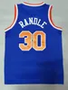 Hommes RJ 9 Barrett Derrick 4 Rose Julius 30 Randle Basketball Jersey Rétrospective Patrick 33 Ewing City Vintage Maillots