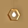 Table Lamps Modern Minimalist Geometric Dining Room Chandelier Living Balcony Solid Wood Cafe Bar Clothing Store 5mu7