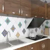 Wallpapers Persian Cube Kitchen Oil-proof And High-temperature Resistant Wallpaper Self-adhesive Water & Moisture Mold-proof Tile Stickers