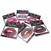 3D Art Lips Sticker Glitter Pink Sexy Pattern Makeup Tattoo Lip DIY Tattoo Decals Lip Shape Neck Bosom Stickers2025153