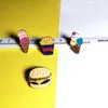 Pins, broches moda comida coleção Hamburger Fries Francês Sundae Saco Roupas Decorativas Jóias Broche Pins Lapel Enamel Pin Badge