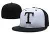 Rangers City Men039s Team Baseball Cappellini completamente chiusi Estate T lettera gorras ossa Uomo Donna Casual Sport all'aria aperta Flat4582389